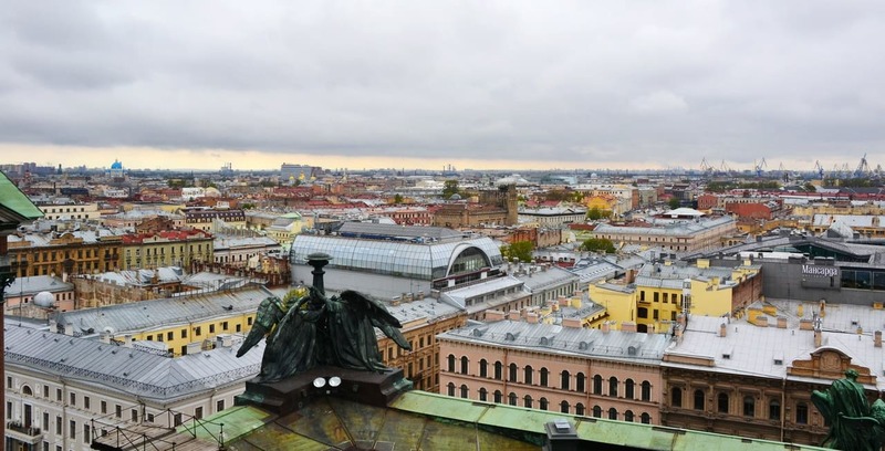 Observation deck of St. Isaac's Cathedral